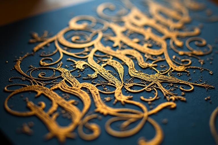 Advanced calligraphy masterclass with complex techniques and flourishes